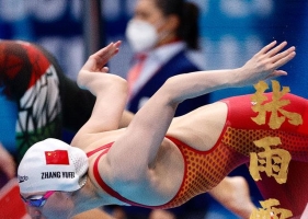 中国第13金！东京奥运女子200米蝶泳张雨霏夺冠