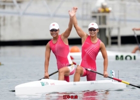 中国第37金！徐诗晓/孙梦雅夺女子双人划艇500米冠军